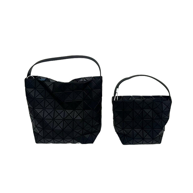 Women's Geometric Life Rhombus Moon Fashion Baguette Underarm Bag