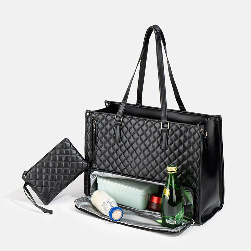 Women's Thermal Insulation Lunch Box Computer Tote Bag