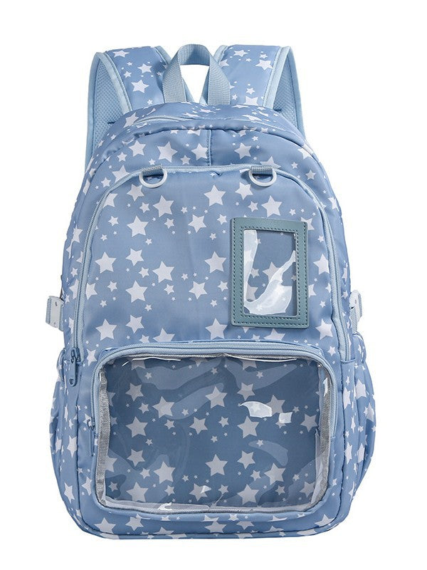 Bar Cartoon Junior High Good-looking Large Capacity Lightweight Pain Backpacks