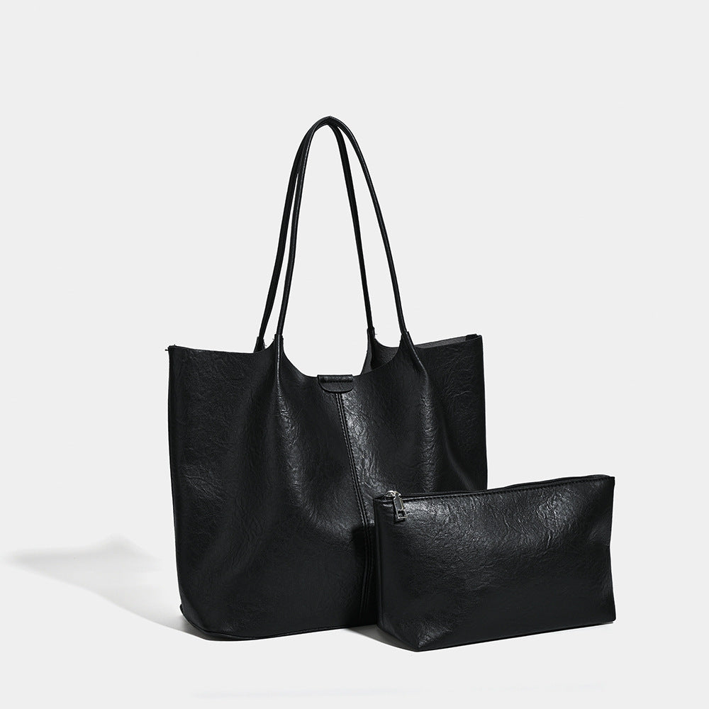 Women's Retro Simple Large Capacity Versatile Leisure Women's Shoulder Bag
