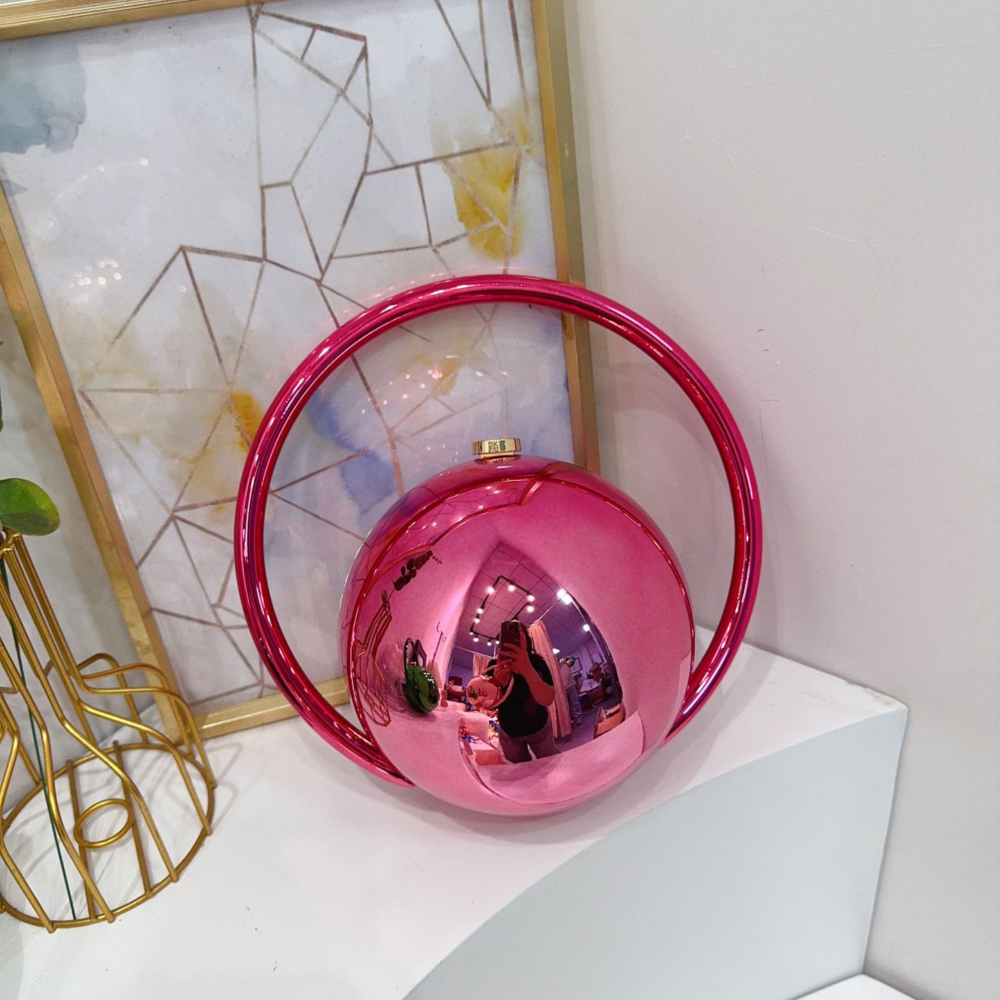 High Sense Technology Spherical Dinner Electroplating Simple Bags