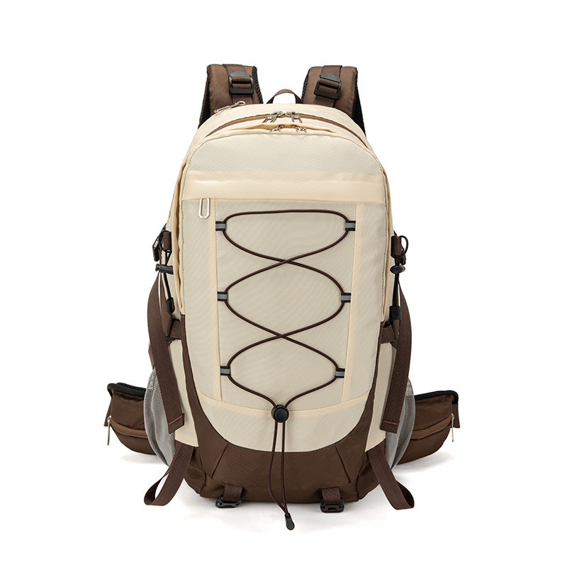 Women's & Men's Color Matching Versatile Lightweight Large Capacity Leisure Backpack