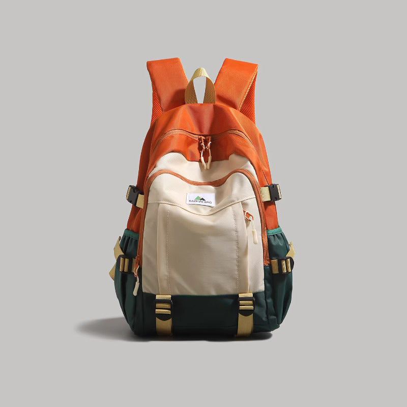 Contrast Color College Commuter Female Hiking Bags