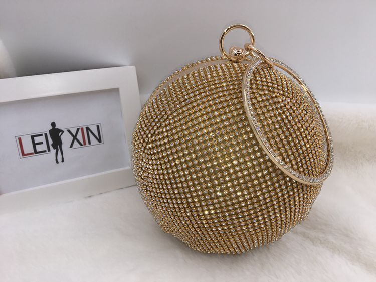 Women's Round Mini Summer Shiny Spherical Simple Shoulder Bags