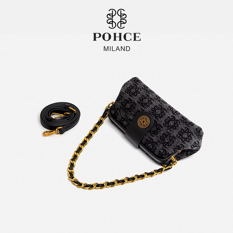 Women's Popular Dumpling Retro Style Elegant One Underarm Women's Shoulder Bag