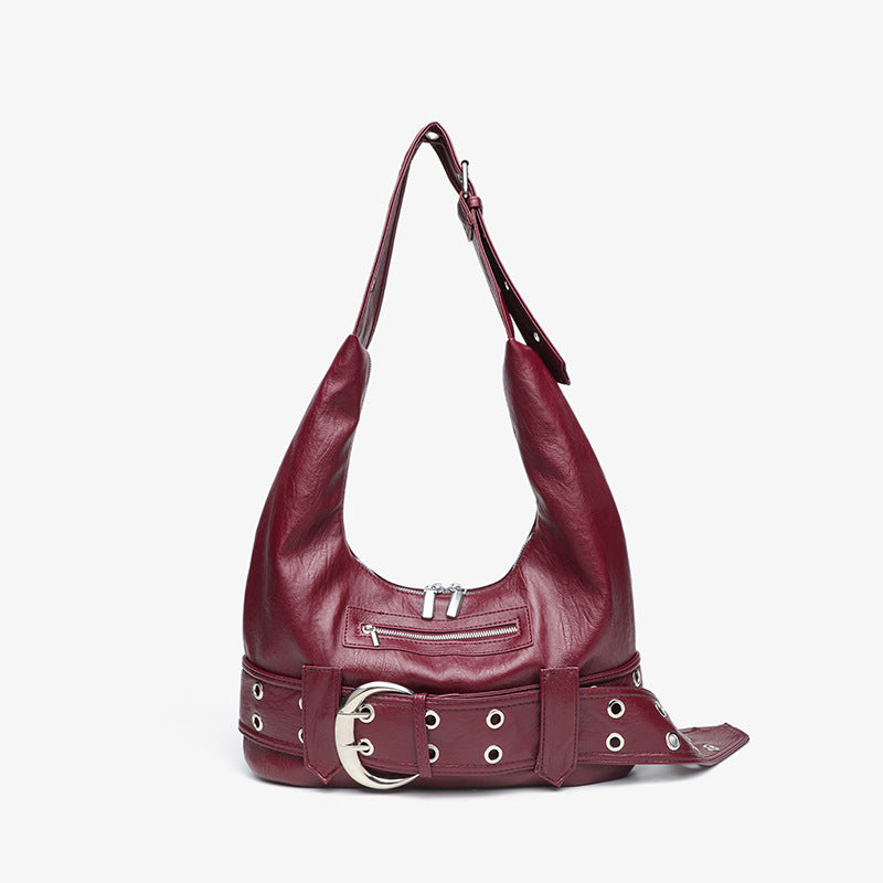 Women's Retro Large Capacity Black Charter Car Style Bags