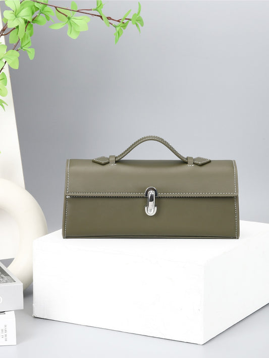 French Style High-grade Light Luxury Portable Versatile Simple Retro Long Bags