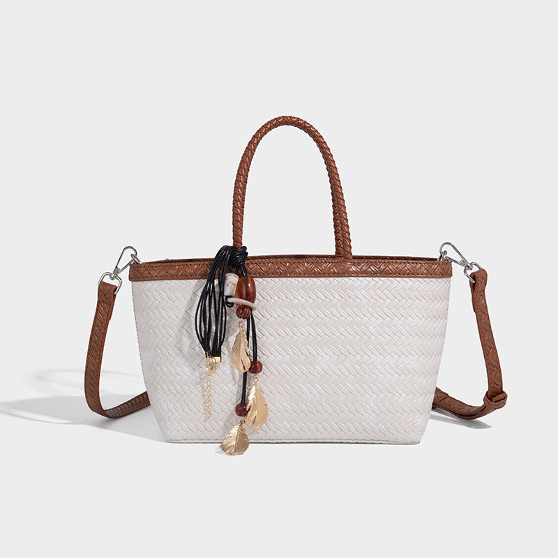 Charming Women's High-grade Knitting Fashionable Commuter Bags