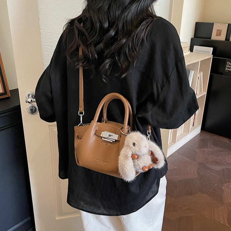 Women's Korean Portable Vegetable Basket Fashionable Lychee Bucket Bag