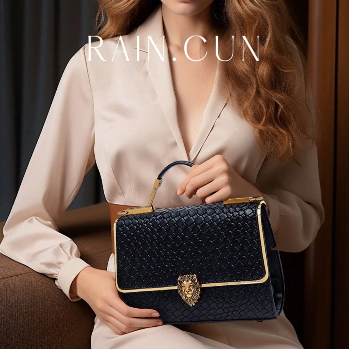 Women's Portable High-grade Fashion Woven Niche Design Women's Handbag