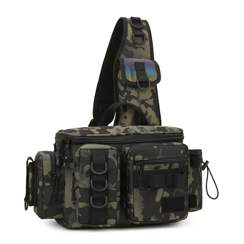 Men's Lure Multifunctional Fishing Pole Insertion Sports Backpack
