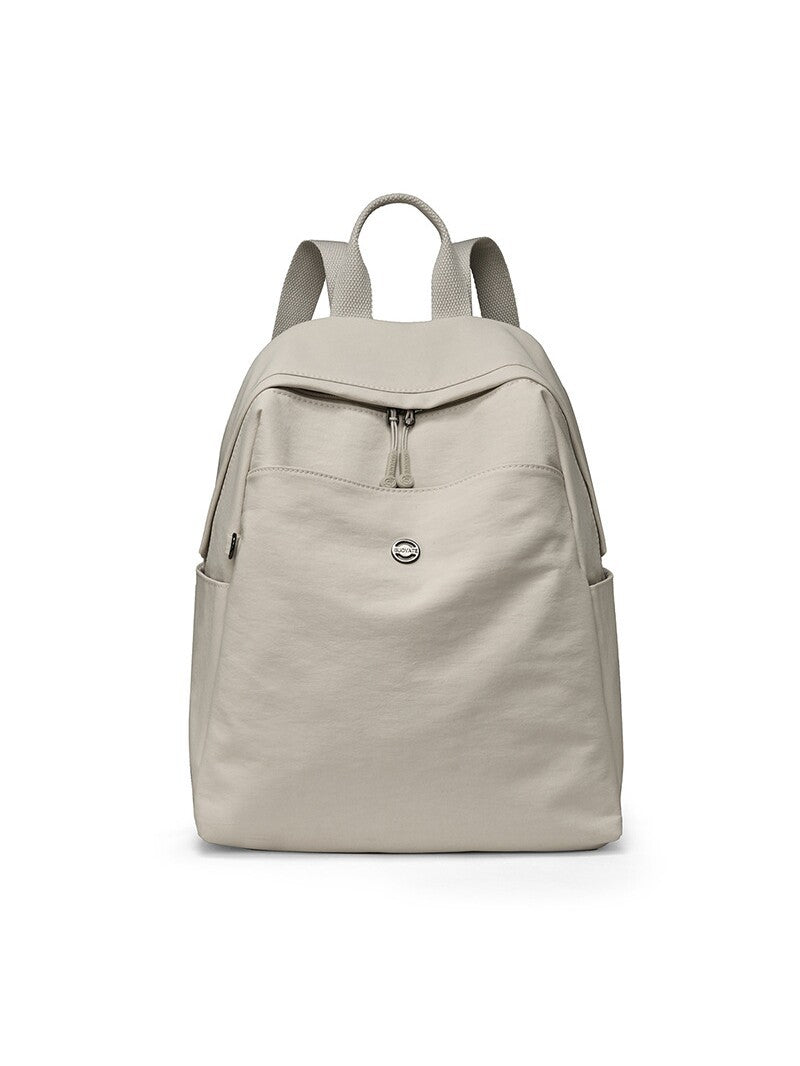 Simple Large Capacity Washed Soft Surface Go Out Travel Bags