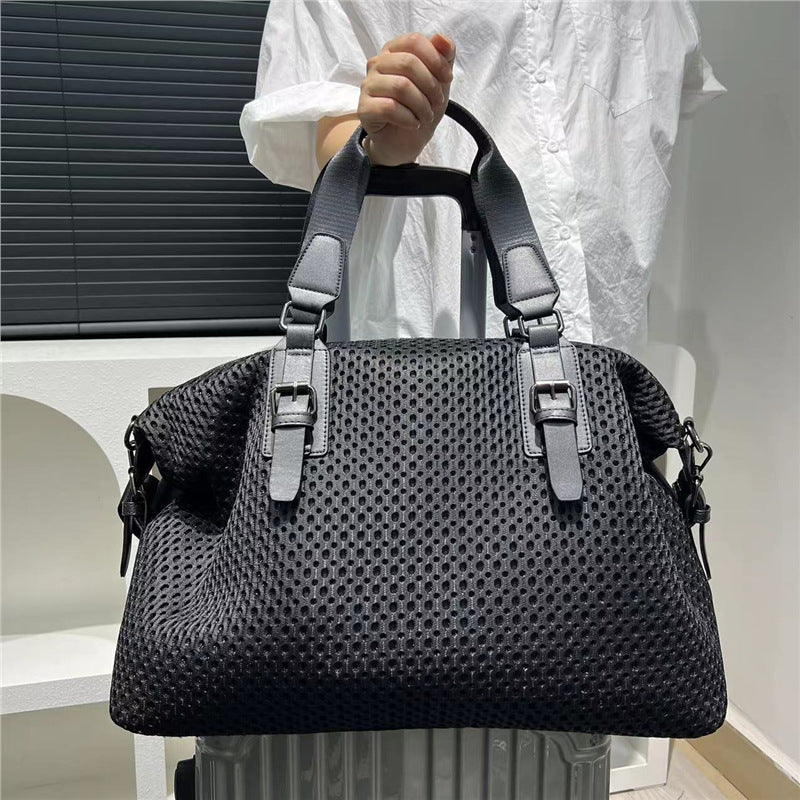 Classic Casual Simple Big Nylon Mesh Tote Bag