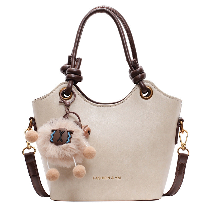 Women's High Sense Retro Winter Popular Texture Hand Cross Bags