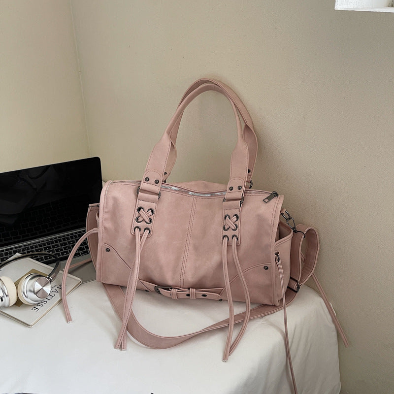 Retro Textured Commuter Tide One Female Mori Cute Fashionable Bags