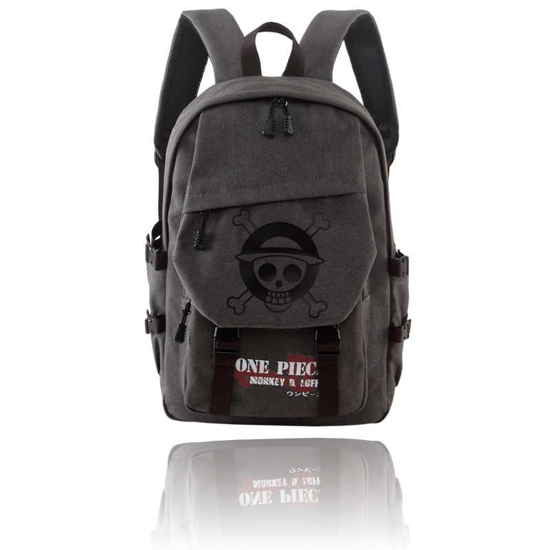 Beautiful Men's Canvas Simple Korean Style Leisure Backpack