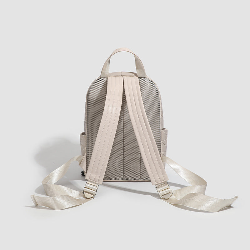 Women's Geometric Rhombus Large Capacity Tide Backpacks