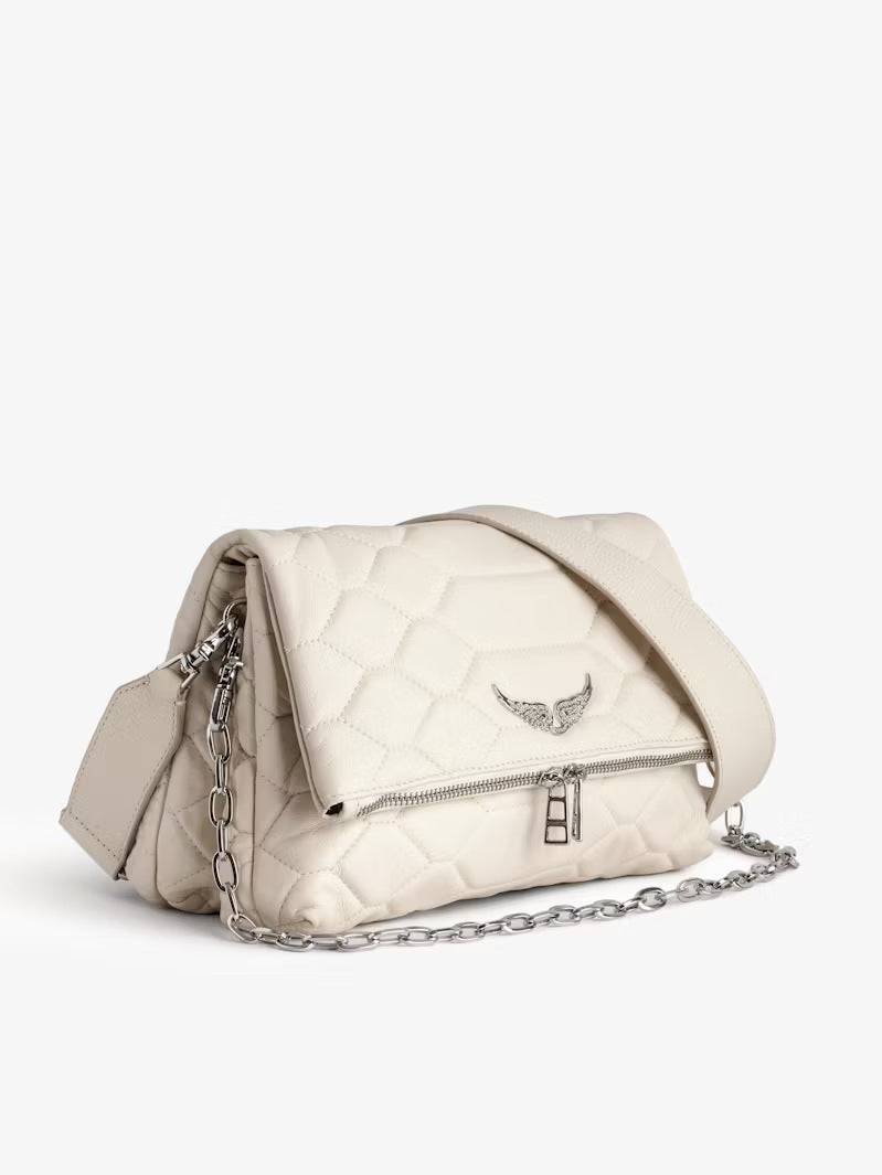 Women's French Fashion Diamond Wings Chain Envelope Shoulder Bags