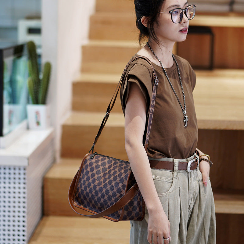 Women's Fashion Female Versatile Large Capacity Pea Women's Messenger Bag