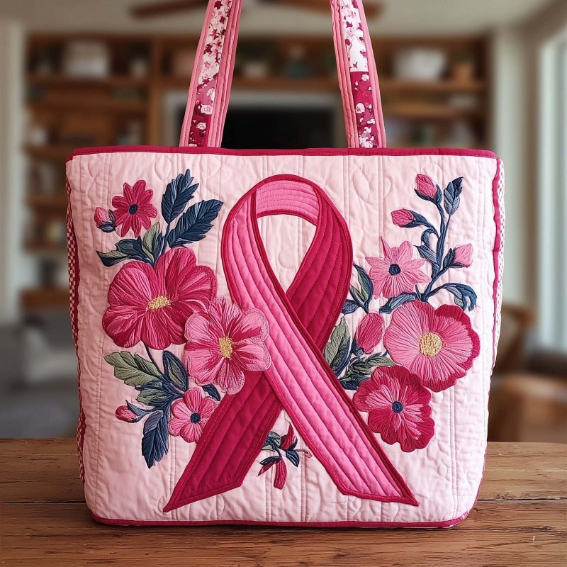Unique Printed Personalized Flower Design Canvas Women's Handbag