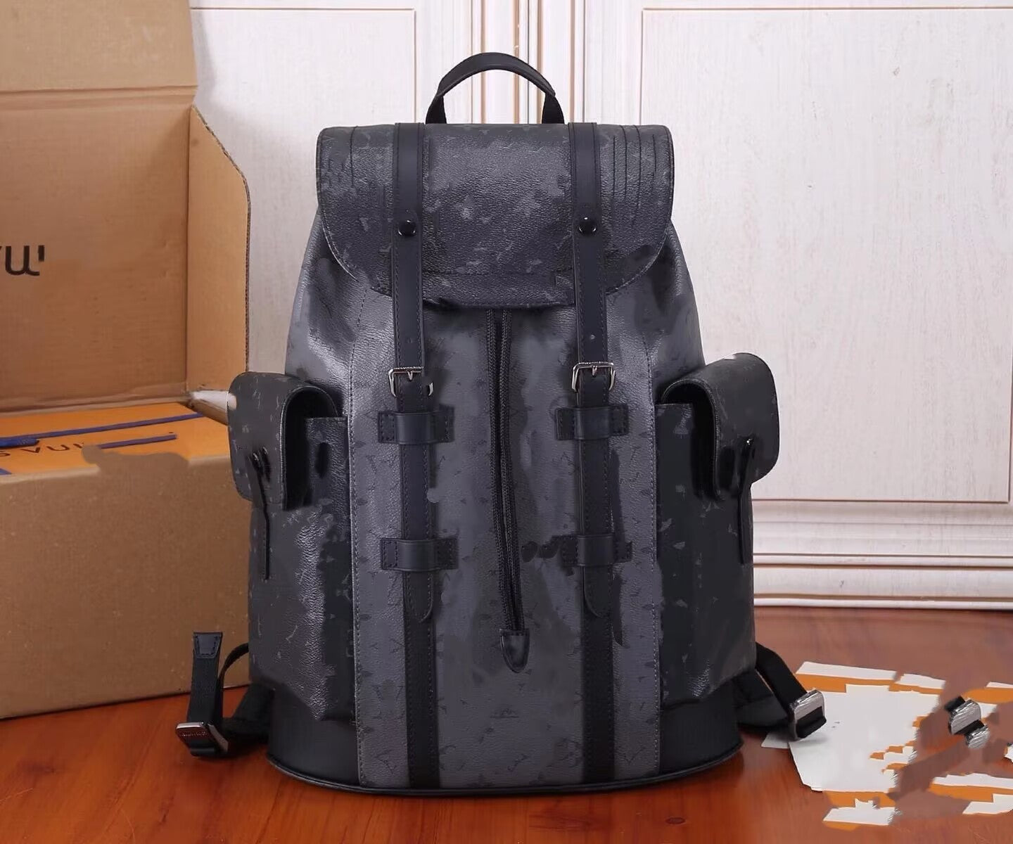 Men's Lu Classic Presbyopic Business Elegant Large Leisure Backpack