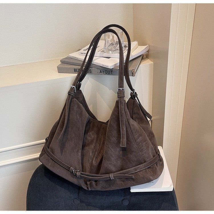 Women's Large Capacity Retro Today Popular Texture Tote Bag