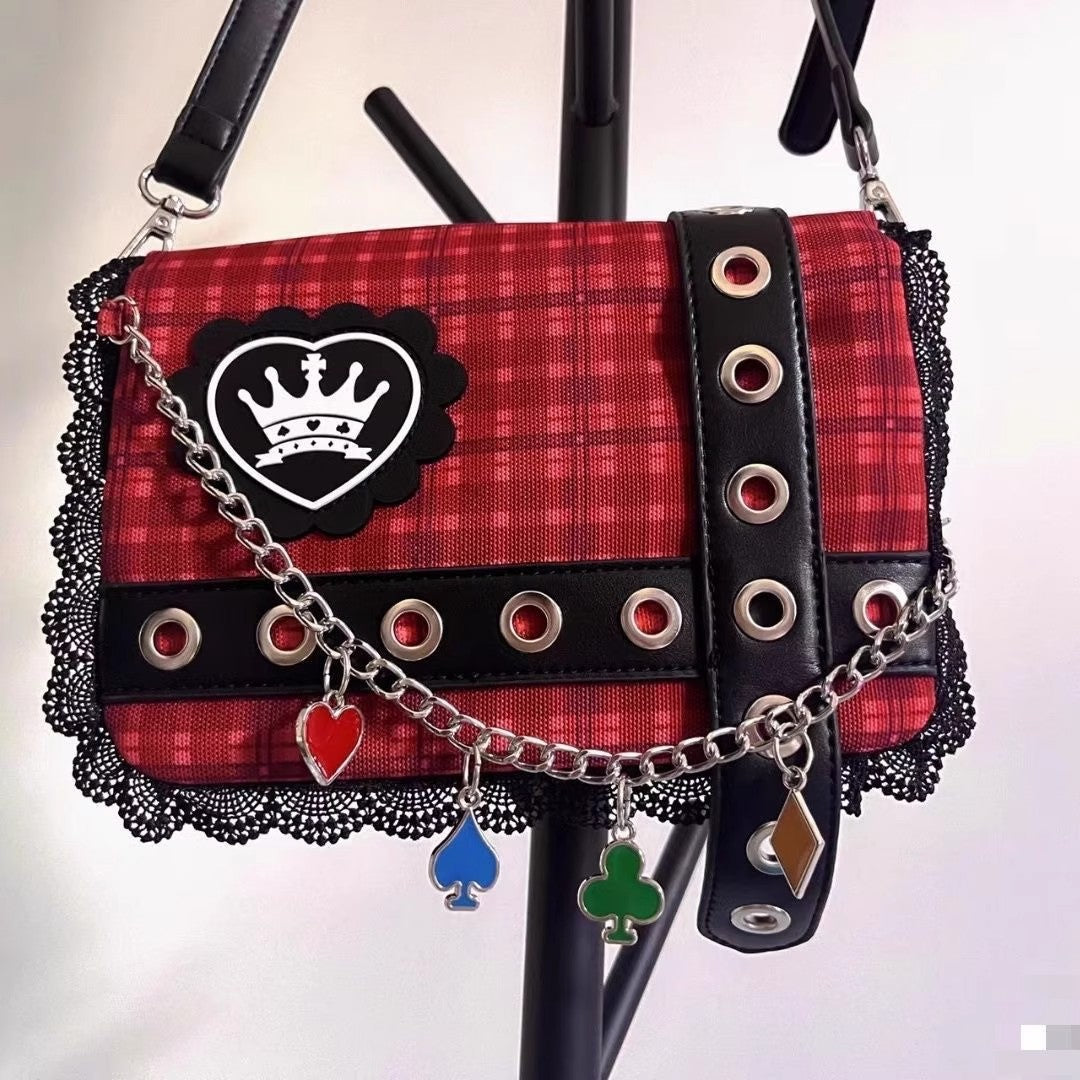 Chara Cute Preppy Style Love Anime Women's Shoulder Bag