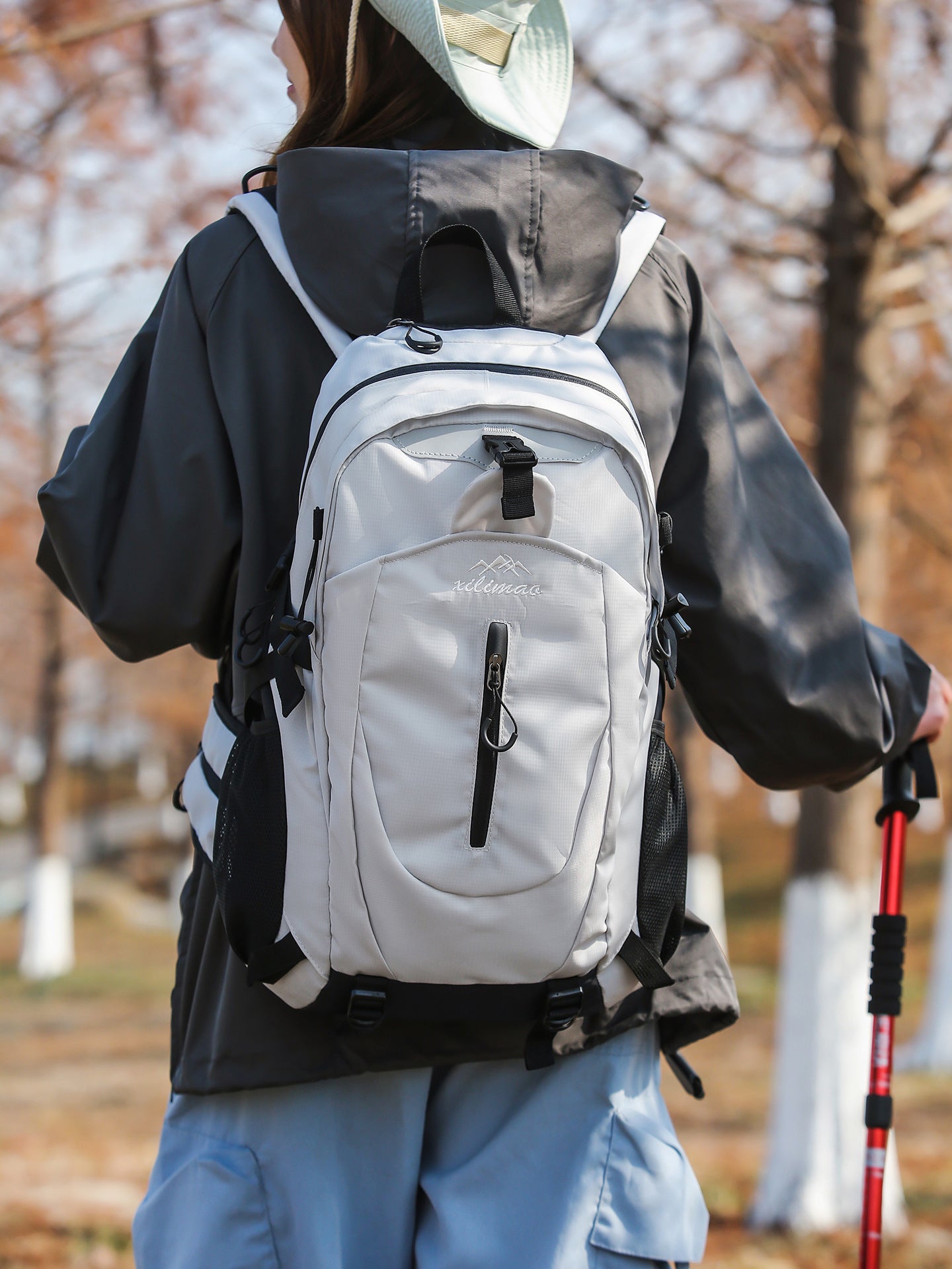 Women's & Men's Large Capacity Hiking Lightweight Simple Backpacks