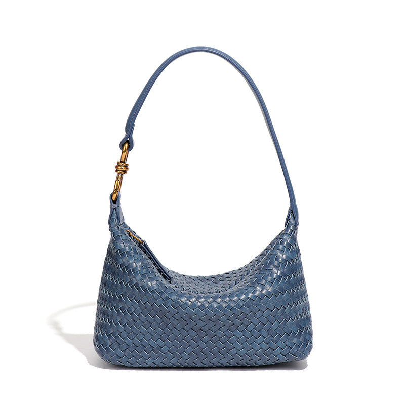 Women's Woven For Early Autumn Elegant Lunch Box Underarm Bag