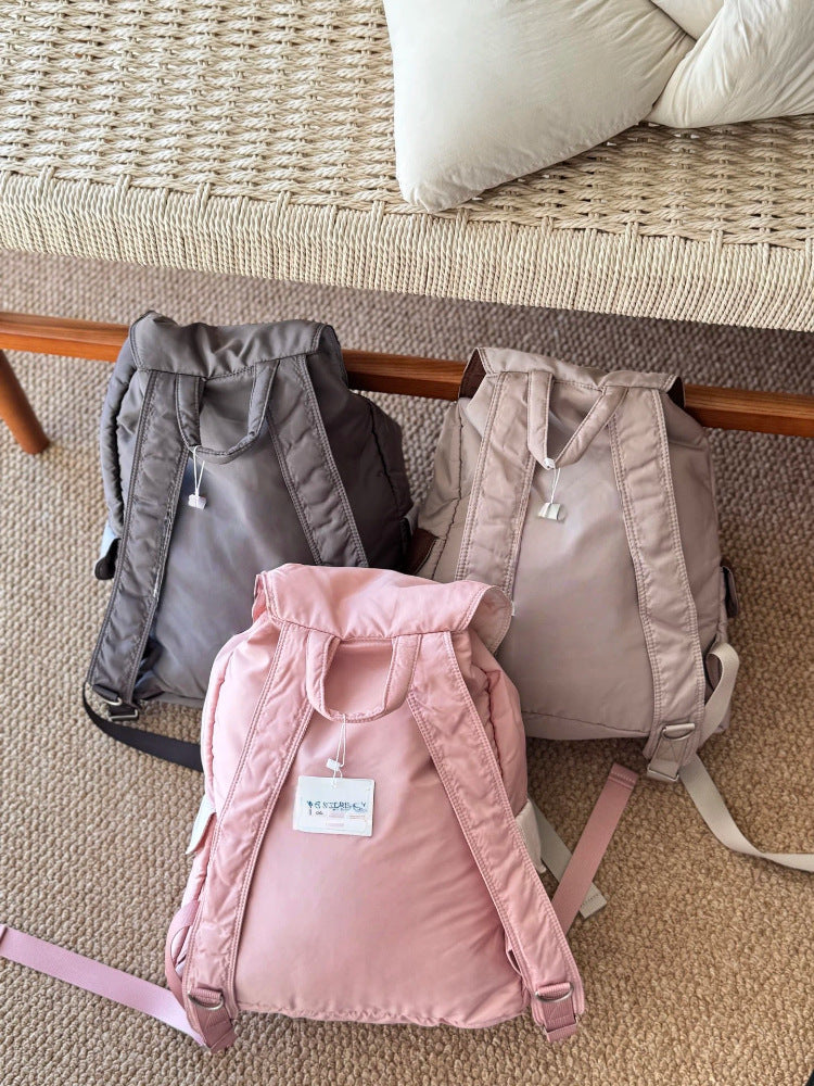 Women's & Men's Nylon Large Capacity Waterproof Lightweight Leisure Backpack