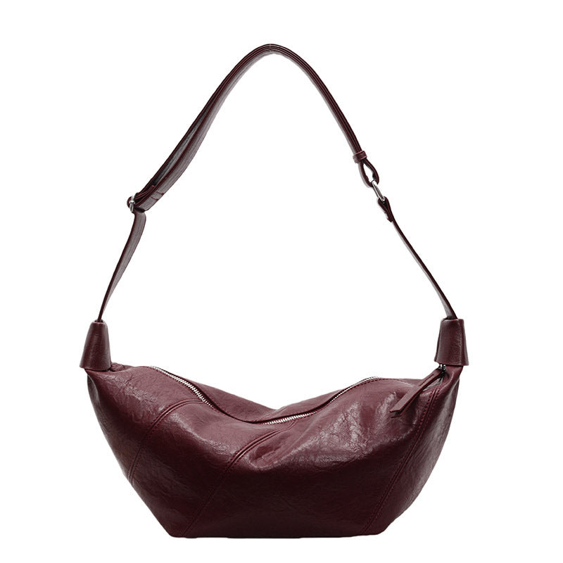 Women's Retro Lazy Style Underarm Dumpling Commute Women's Messenger Bag