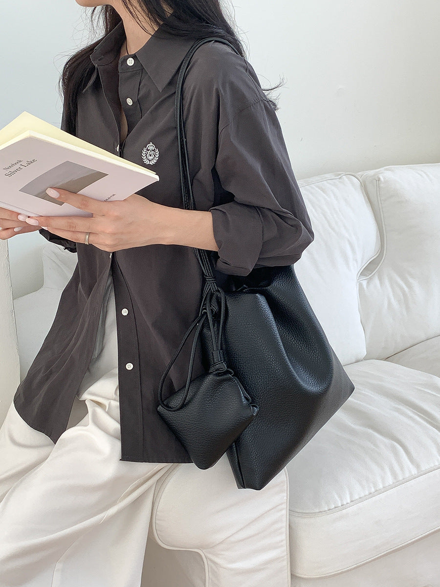 Style Soft Surface Simple Fashion Large Capacity Women's Messenger Bag