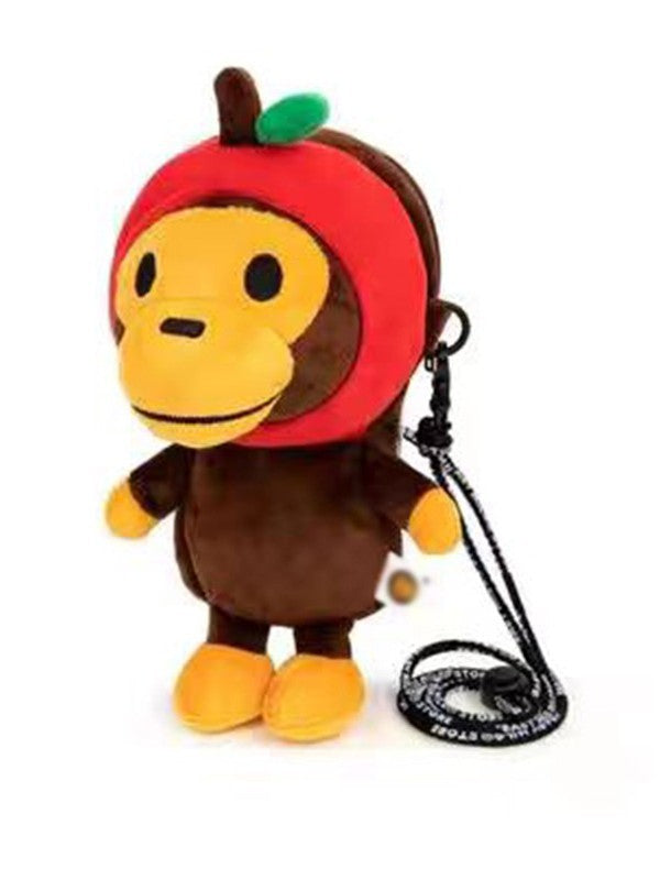 Casual Cute Monkey Apple Cartoon Fashion Bags