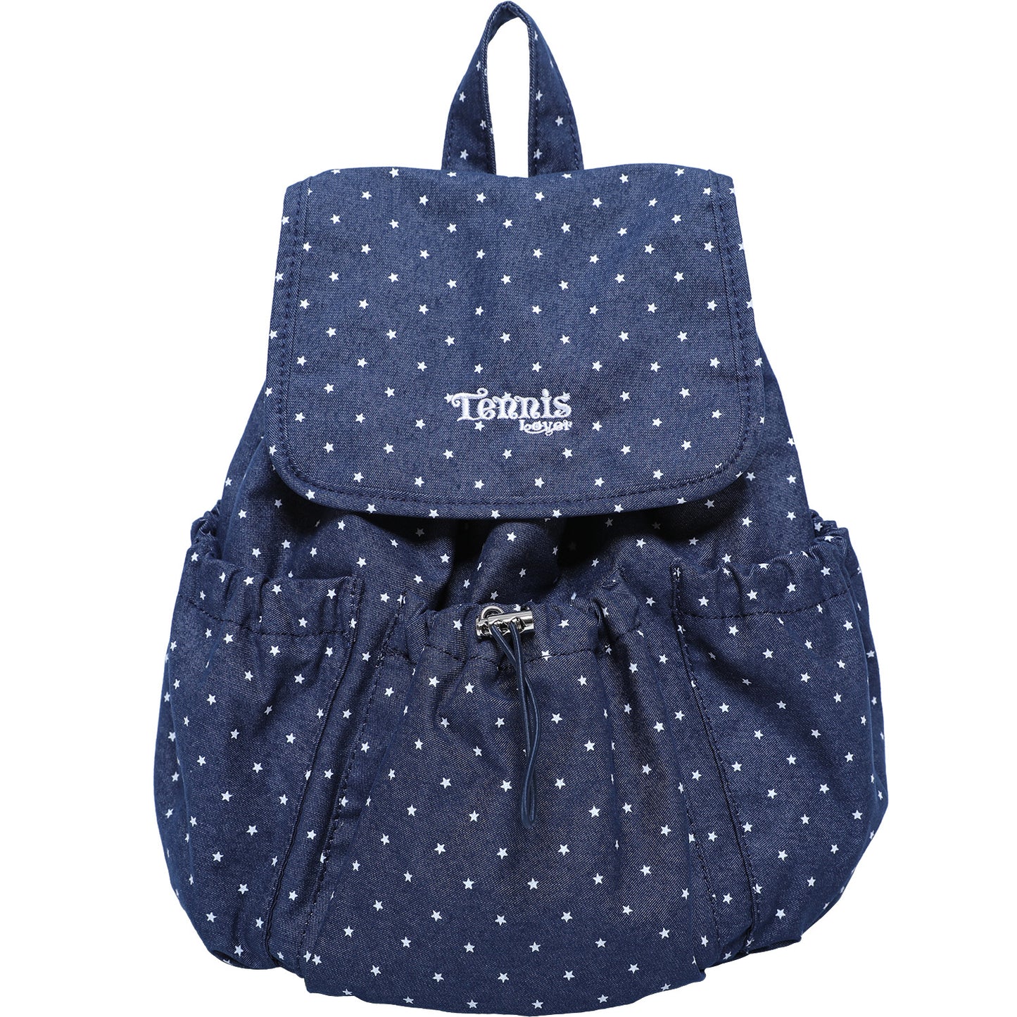 Korean Style Polka Dot Female Design Drawstring Backpacks