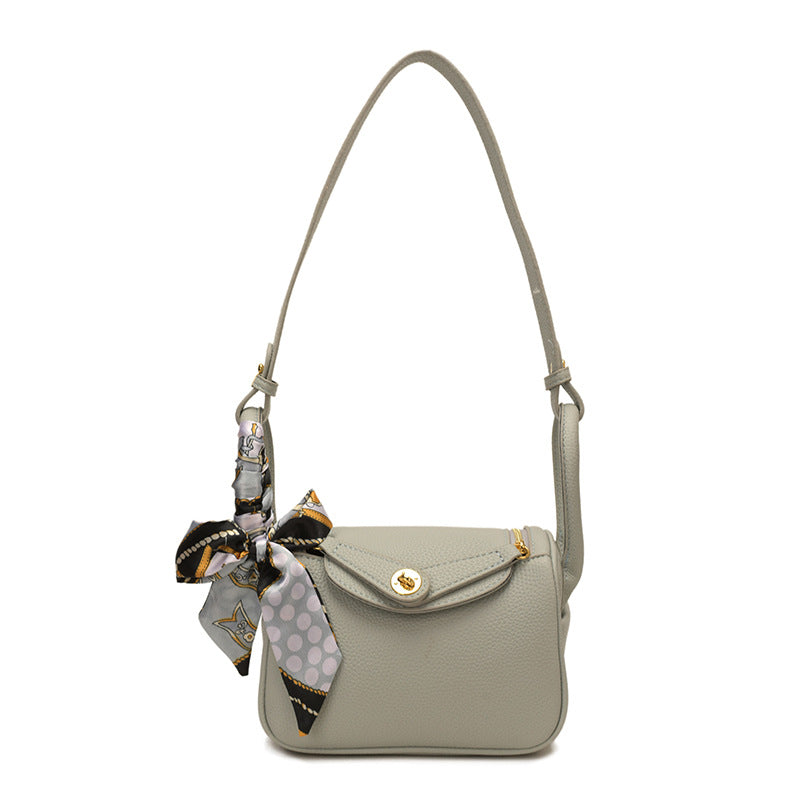 Women's High-grade Lychee Pattern Trendy Fashion Minority Design Bags