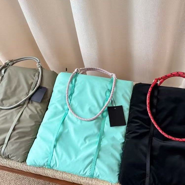 Women's & Men's Cow Cargo Nylon Portable Tote Bags