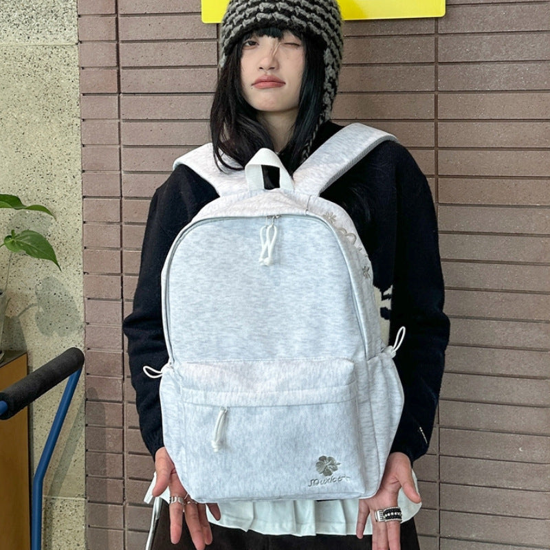 Junior High College Simple Versatile Large Capacity Women's Backpack