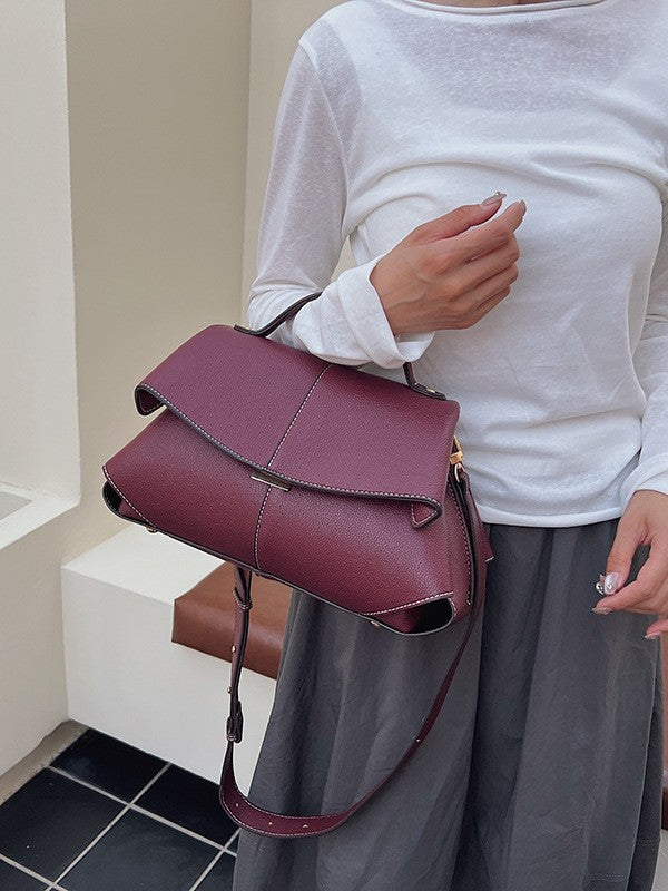 Women's Smile French Style High Sense Niche Boston Fashion Bags