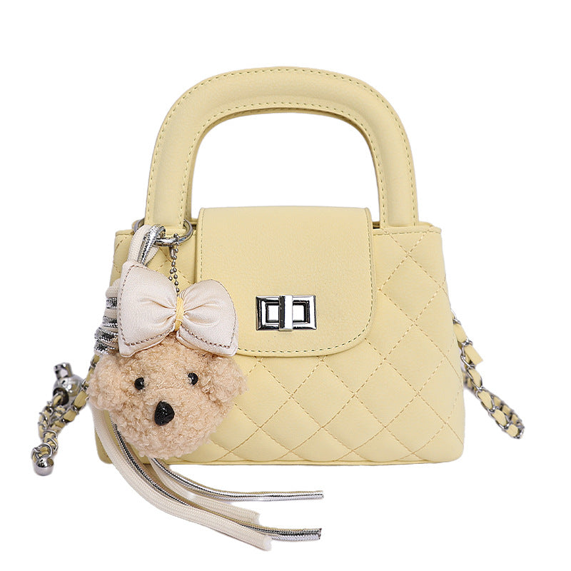 Women's Rhombus Chain Portable Exquisite Versatile Women's Messenger Bag