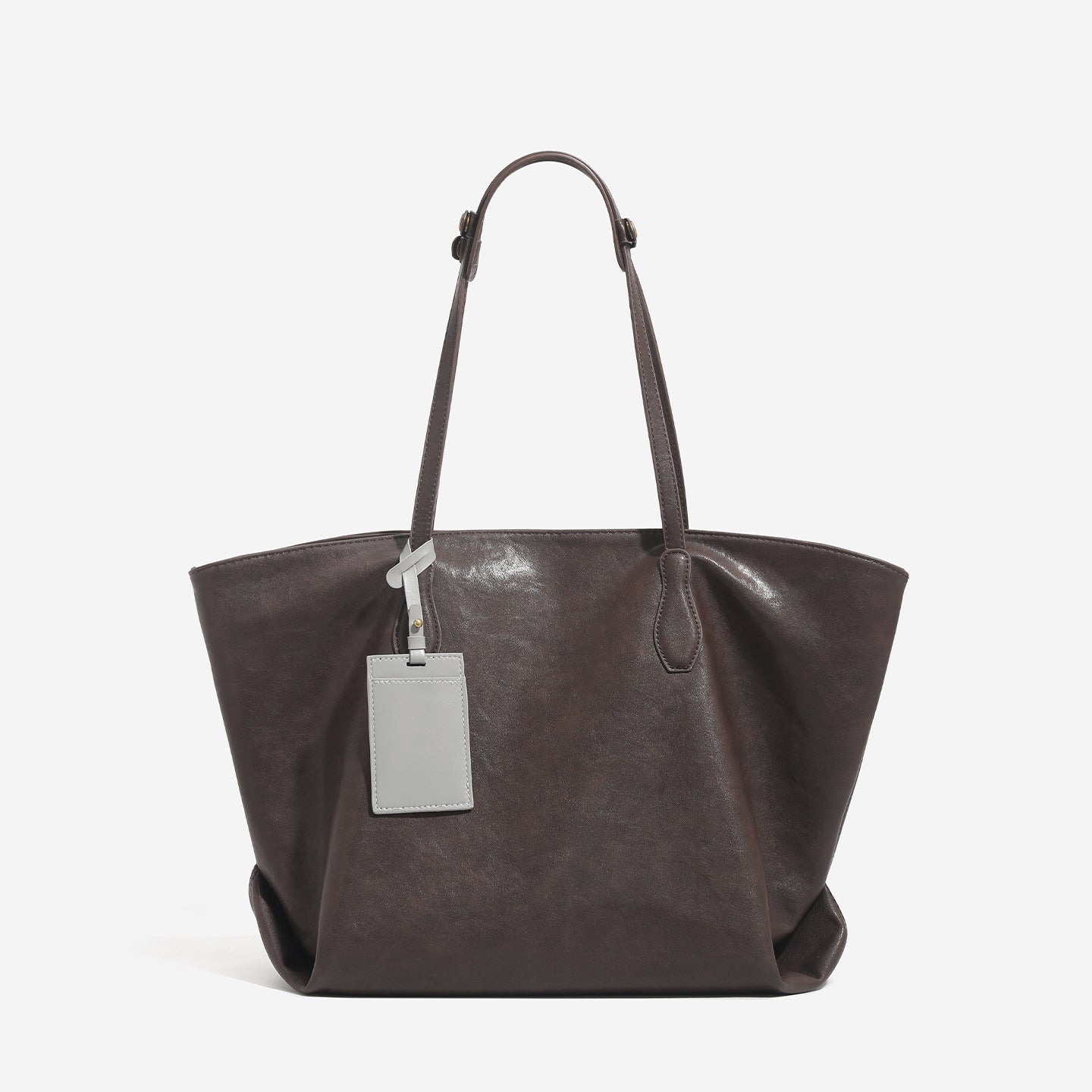 Leather With Female Large Capacity Korean Version Tote Bag