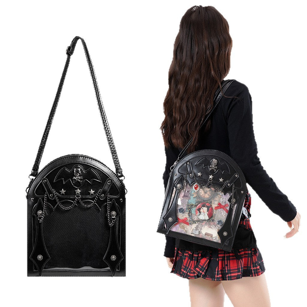 Wind Pain Large Capacity Bar Storage Asian Culture Women's Backpack