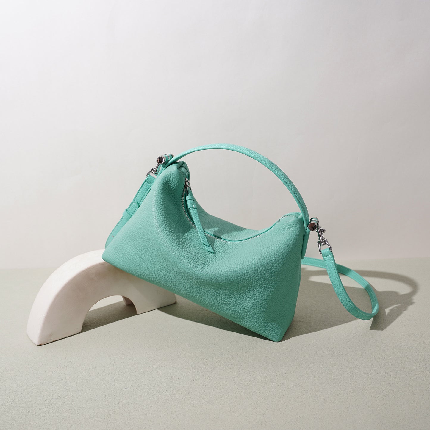 Women's Korean Style Niche Genuine Leather Stylish Simple Versatile Women's Handbag