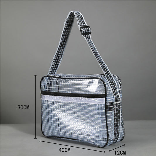 Classic Charming Graceful Thickened Antistatic Mesh Men's Messenger Bag