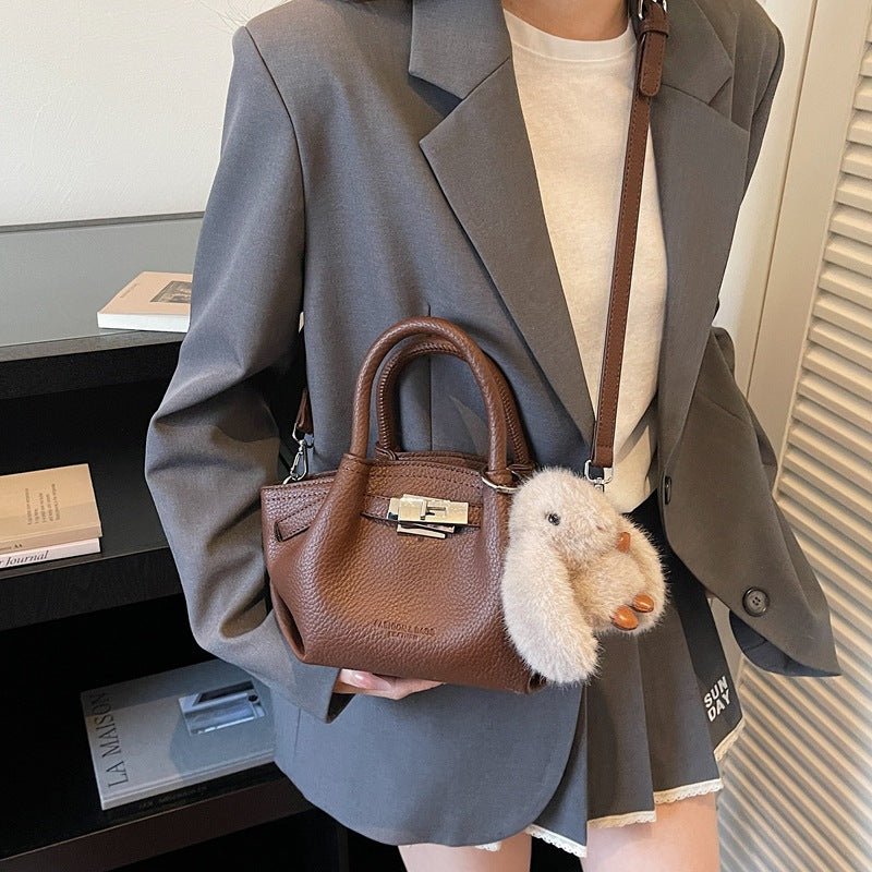 Women's Korean Portable Vegetable Basket Fashionable Lychee Bucket Bag