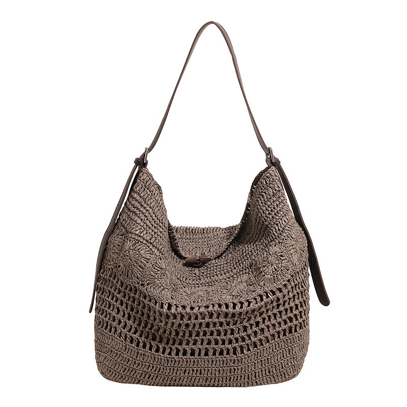 Women's Simple Leisure Commute Summer Fashion Large Capacity Tote Bags