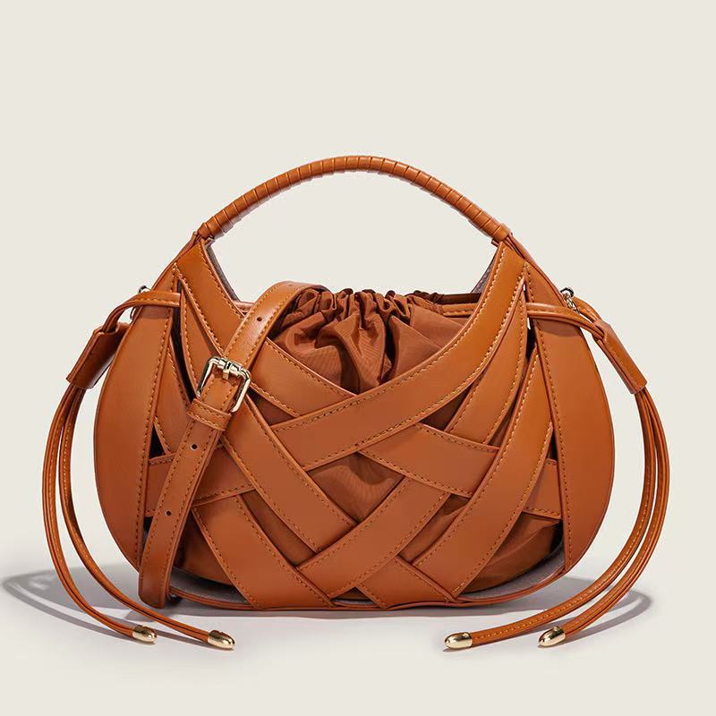Women's Woven High-grade Fashion Underarm Niche Design Women's Messenger Bag