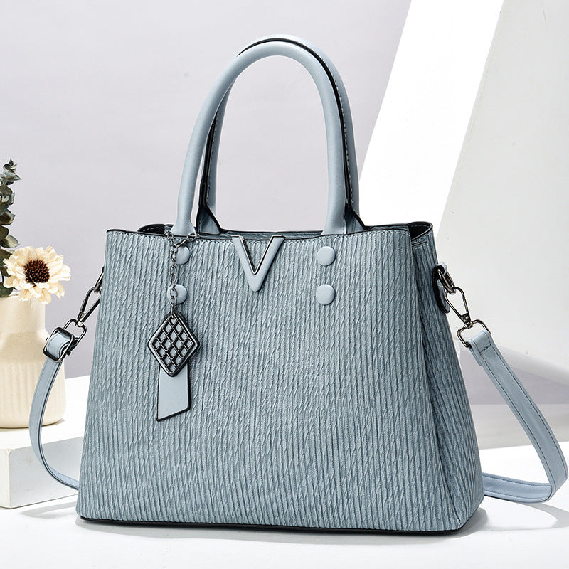 Woven Macaron Fashion Good-looking Large Capacity Women's Shoulder Bag