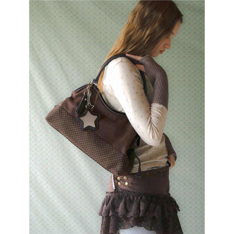 Polka Dot Millennium Sweet Cool Style Commuter Women's Shoulder Bag