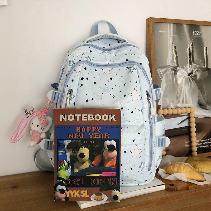Korean Style Good-looking Early High College Simple Backpacks