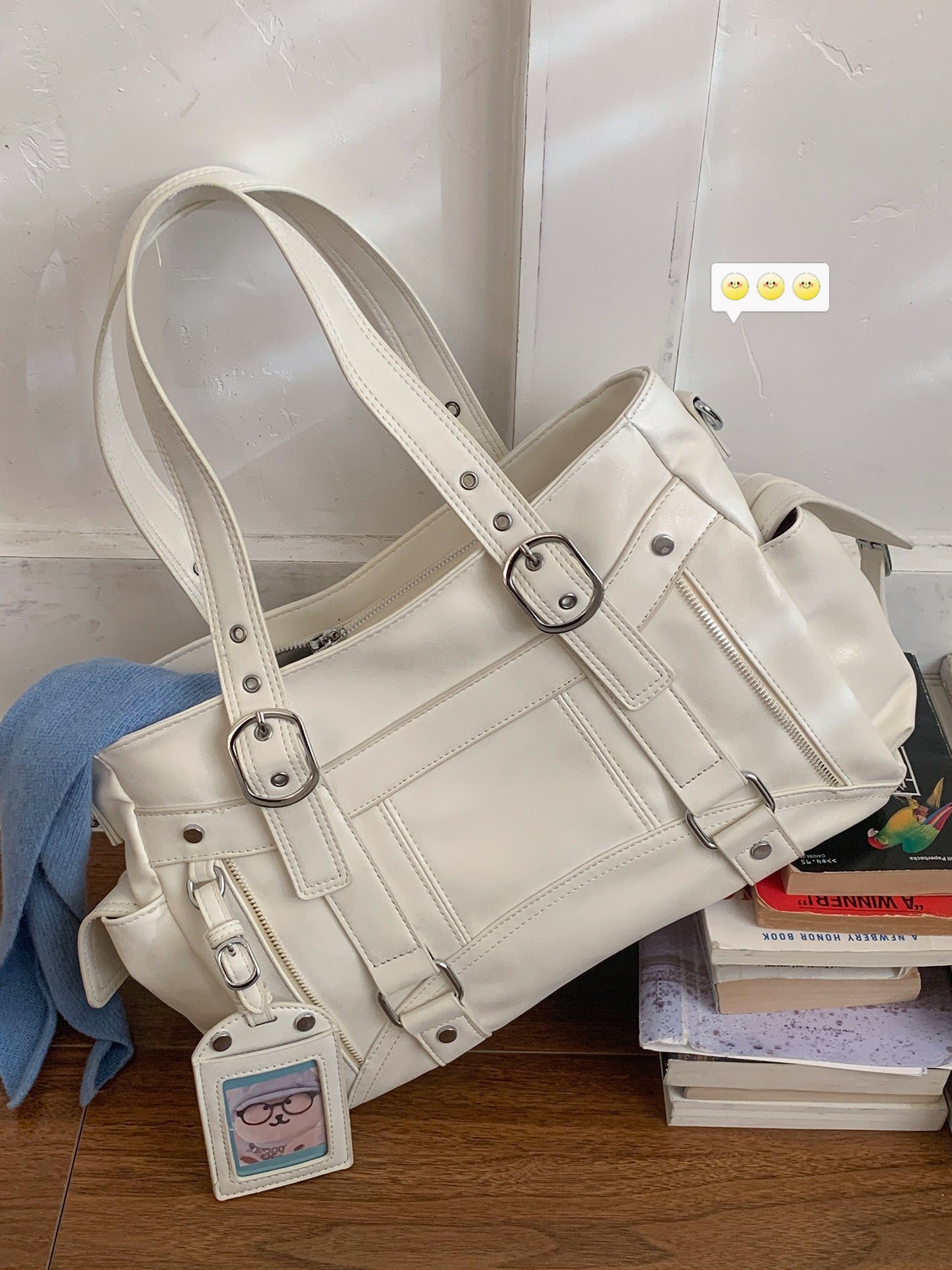 Women's Korean Style Large Capacity Underarm Simple Tote Bag